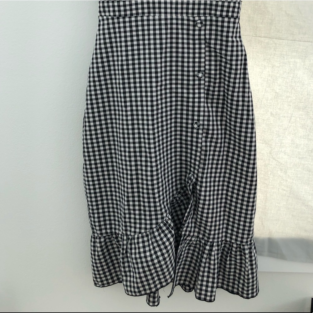 midi plaid dress
